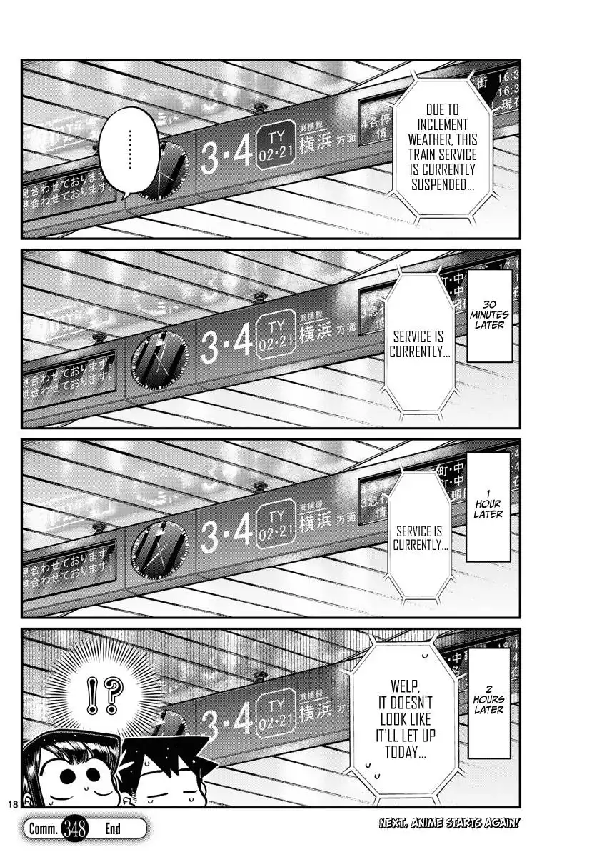 Komi-san wa Komyushou Desu Chapter 348 18